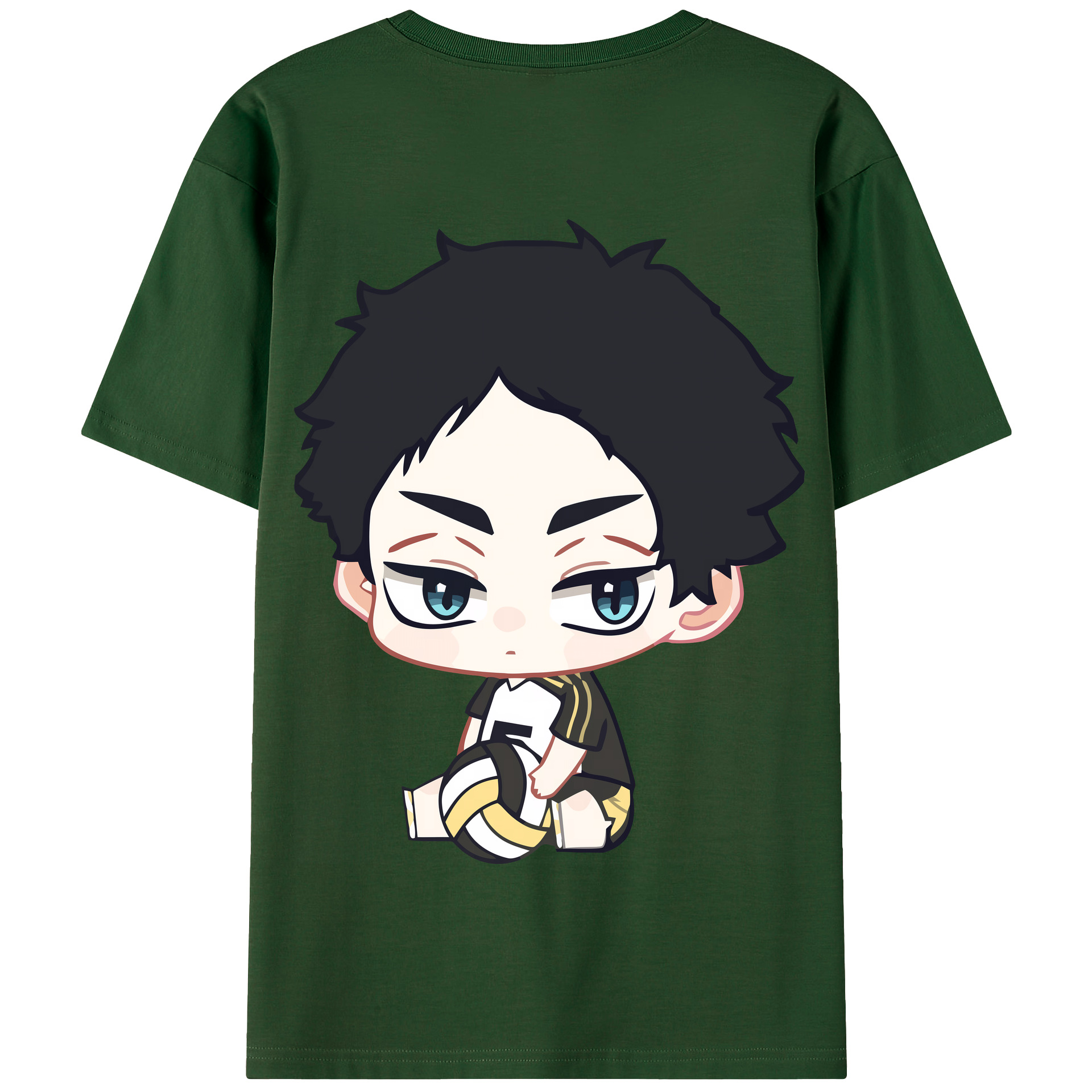 （画像用） ハイキュー!! Haikyu!! 綿100％半袖Tシャツ（背面プリント）